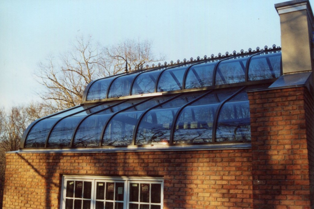 Double Curved Glass Roof System Glass House Llc